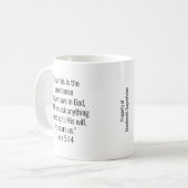 PRAYER BETER DAN WIFI Motivatie Koffiemok (Voorkant links)