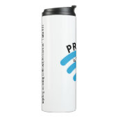 PRAYER BETER DAN WIFI Motivatie Thermosbeker (Gedraaid links)