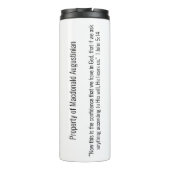 PRAYER BETER DAN WIFI Motivatie Thermosbeker (Achterkant)