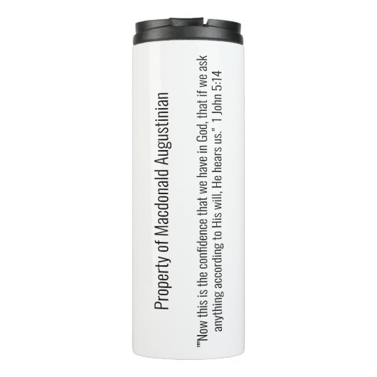 PRAYER BETER DAN WIFI Motivatie Thermosbeker (Achterkant)
