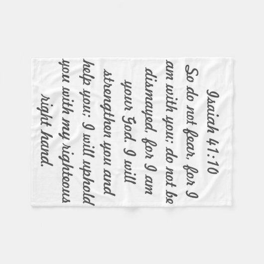 Prayer Blanket Fleece Deken (Voorkant (Horizontaal))