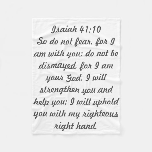 Prayer Blanket Fleece Deken (Voorkant)