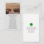 Prayer Blessing Memorial Card Visitekaartje (Voorkant / Achterkant)