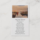 Prayer Blessing Memorial Card Visitekaartje (Voorkant)