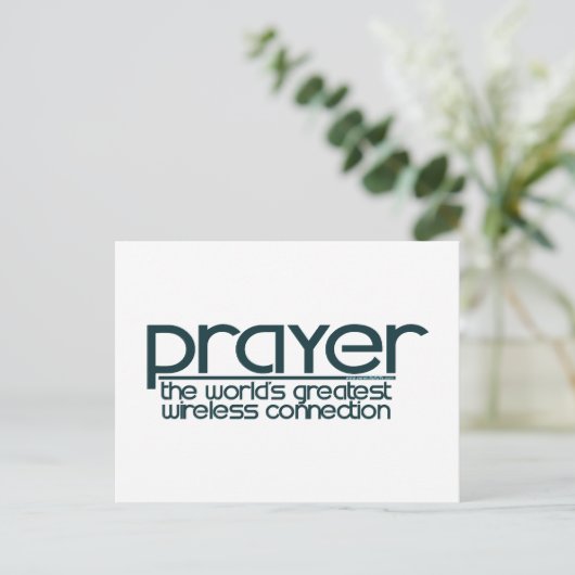 PRAYER BRIEFKAART (Staand voorkant)