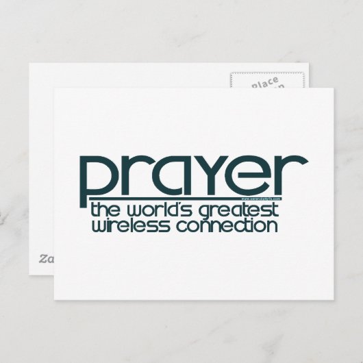 PRAYER BRIEFKAART (Voorkant / Achterkant)