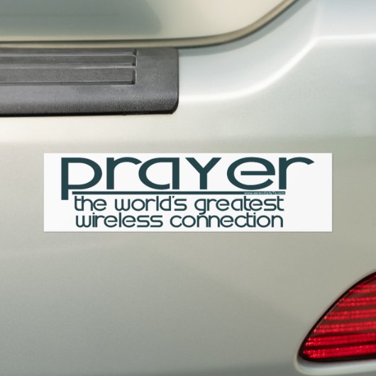 PRAYER BUMPERSTICKER (Op auto)