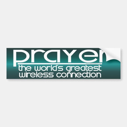 PRAYER BUMPERSTICKER (Voorkant)
