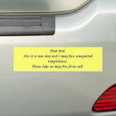 Prayer Bumpersticker (Op auto)