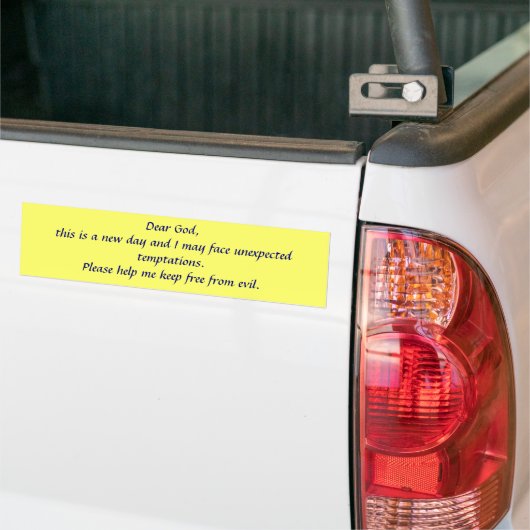 Prayer Bumpersticker (Op Truck)