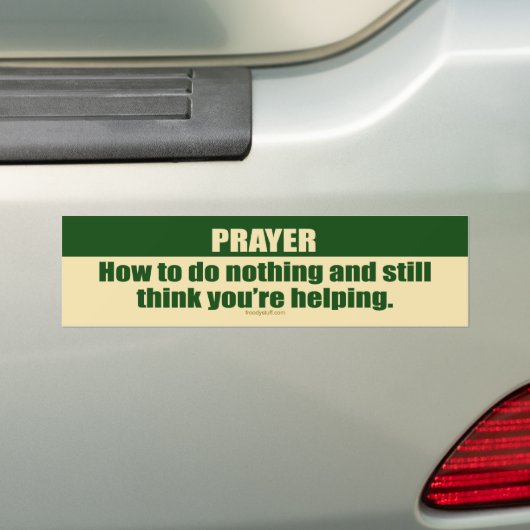 Prayer Bumpersticker (Op auto)