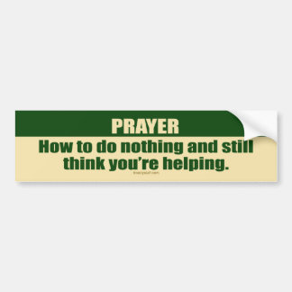 Prayer Bumpersticker
