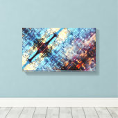 Prayer Candles Canvas Afdruk (Insitu (Houten vloer))