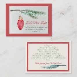 Prayer Card - Personalize - Season of Joy Notitiekaartje