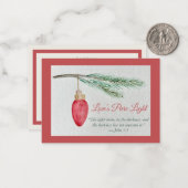 Prayer Card - Personalize - Season of Joy Notitiekaartje (Voorkant / Achterkant in situ)