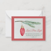 Prayer Card - Personalize - Season of Joy Notitiekaartje (Voorkant)