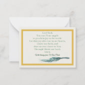 Prayer Card - Personalize - Season of Joy Notitiekaartje (Achterkant)