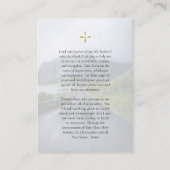 Prayer Card to St. Christopher for Drivers Plaatskaartje (Achterkant)