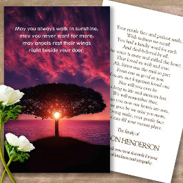 Prayer Cards | Amazing Sunset - Deluxe Visitekaartje