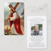 Prayer Cards | Draag van het kruisje 010 Visitekaartje (Voorkant / Achterkant)