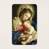 Prayer Cards | Madonna en Child Visitekaartje (Voorkant)