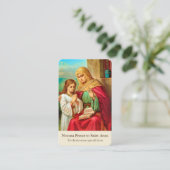 Prayer Cards | Novena Prayer St. Anne 1 Visitekaartje (Staand voorkant)