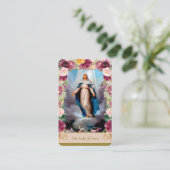 Prayer Cards | Onze dame van Grace Deluxe Visitekaartje (Staand voorkant)