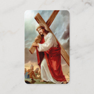 Prayer Cards Splinters van het kruis Visitekaartje