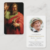 Prayer Cards | St. Paul & Foto 01 Visitekaartje (Voorkant / Achterkant)