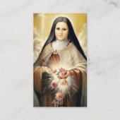 Prayer Cards | St Therese Visitekaartje (Voorkant)
