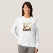 Prayer & Chocolate Woman's T-Shirt (Voorkant volledig)