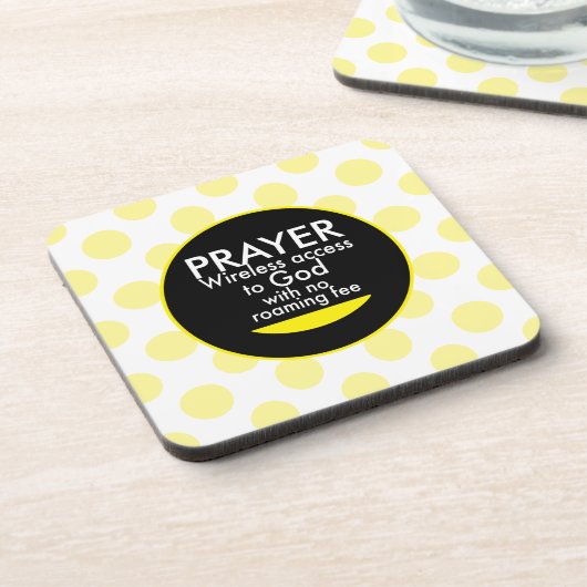 Prayer - draadloos bier onderzetter (Linkerzijde)