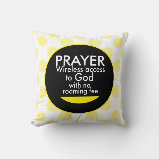 Prayer - draadloos kussen (Voorkant)