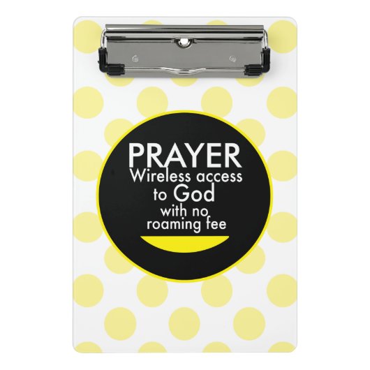 Prayer - draadloos mini klembord (Voorkant)