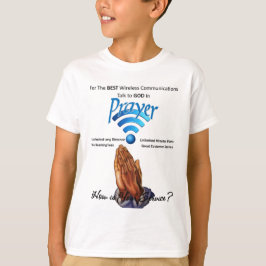 Prayer: Draadloze communicatie T-shirt