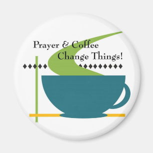 Prayer en Coffee Magnet