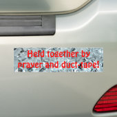 Prayer en Duct-Tape! Bumpersticker (Op auto)