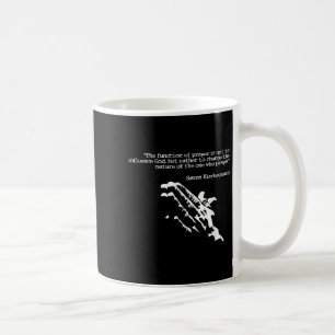Prayer en Faith Quote Kierkegaard Praying Gift Koffiemok
