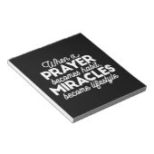 Prayer en Miracles Notitieblok (Schuin)