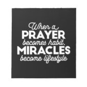 Prayer en Miracles Notitieblok (Voorkant)