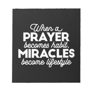 Prayer en Miracles Notitieblok