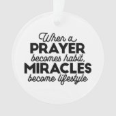 Prayer en Miracles Ornament (voorkant)