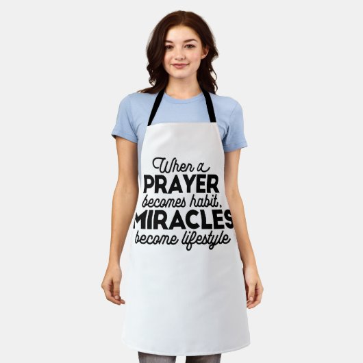 Prayer en Miracles Schort (Gedragen)