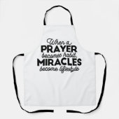 Prayer en Miracles Schort (Voorkant)