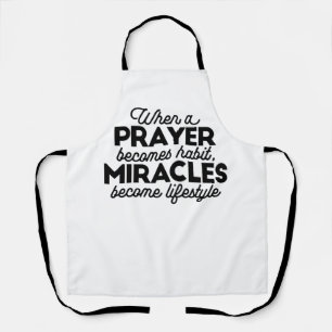 Prayer en Miracles Schort