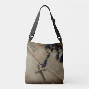 Prayer en Rosary Crossbody Tas