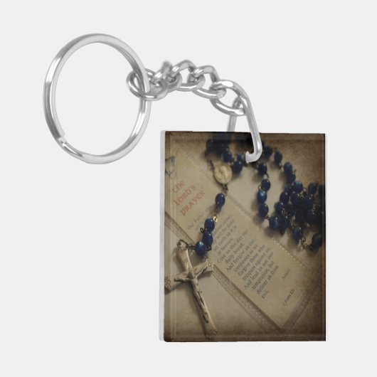 Prayer en Rosary Sleutelhanger (Voorkant Links)