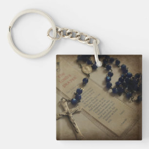 Prayer en Rosary Sleutelhanger