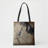 Prayer en Rosary Tote Bag (Voorkant)