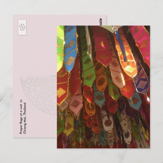 Prayer Flags, Chiang Mai, Thailand Briefkaart (Voorkant / Achterkant)